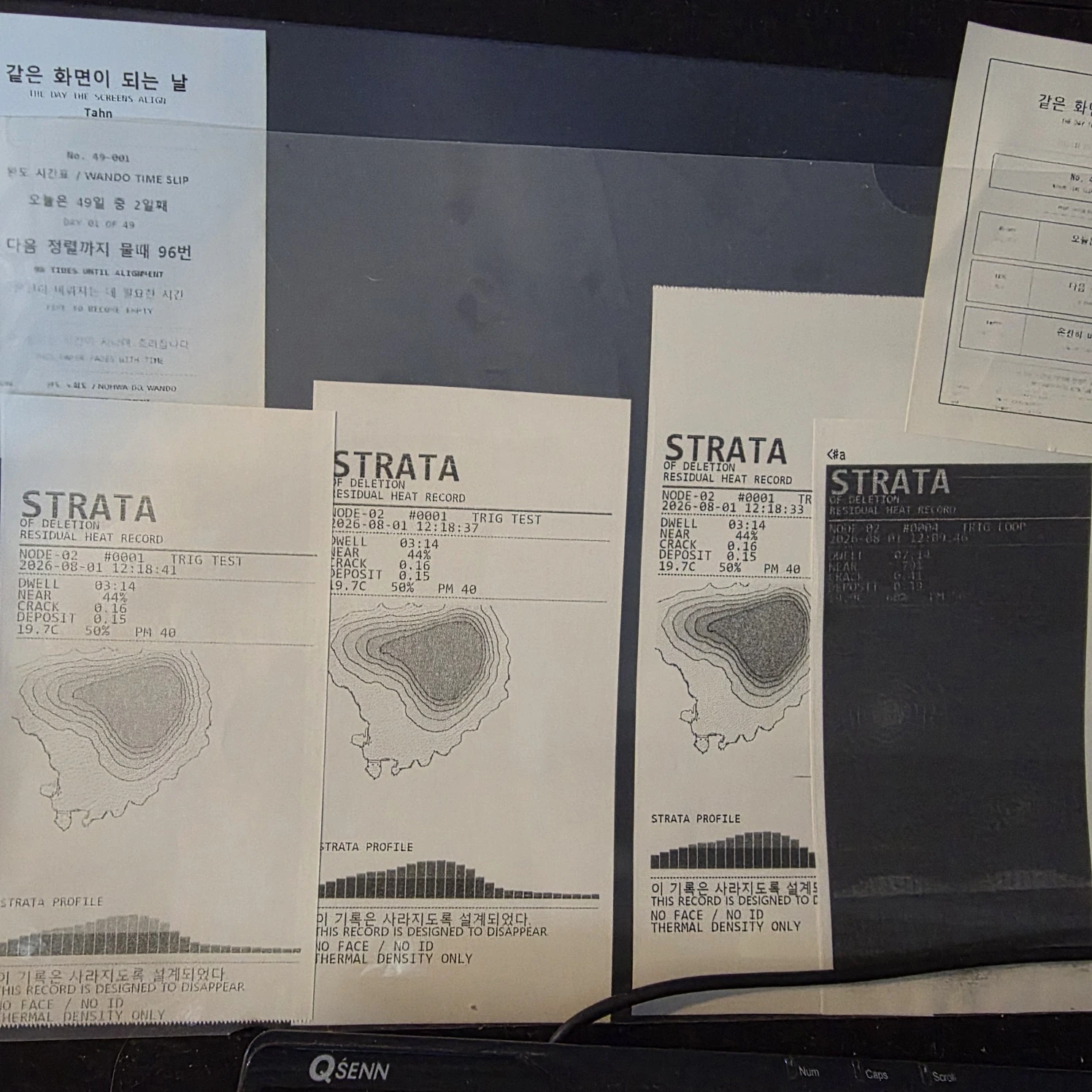 Actual Thermal Residue studio evidence